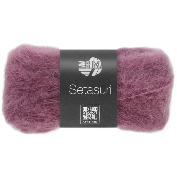 Ein Knäuel Setasuri in Farbe 76 Mauve